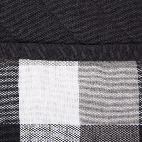 Miniatura 2 de DII Tri-Color Check Collection - Juego de agarraderas para cocina, color negro, 2 piezas