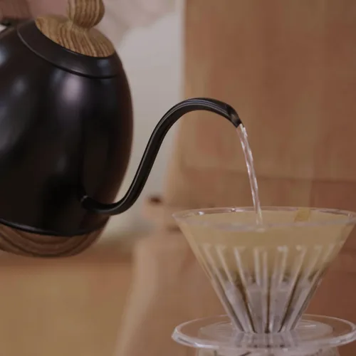 Miniatura 2 de Hervidor eléctrico de cuello de cisne de acero inoxidable con control de temperatura variable para café y té, verter más de 1000 vatios
