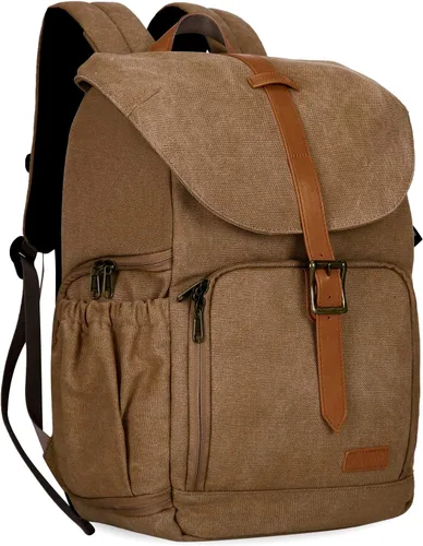 BAGSMART Mochila para Cámara, Mochilas de Bolsa para Cámara DSLR para Fotógrafos, Mochila de Fotografía Impermeable Antirrobo con Compartimento para