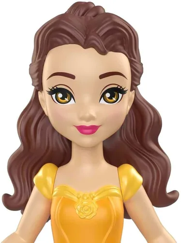 Miniatura 3 de Mattel Disney Princesses, muñeca Belle articulada de 3.5 in, 3 años y +, HLW78