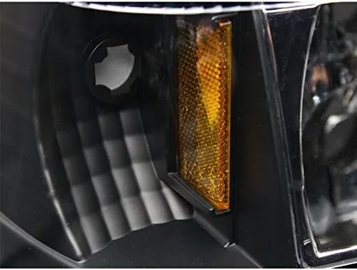 Miniatura 3 de Faros delanteros LED con esquina+luces de señal de parachoques, color negro, compatible con Jeep Grand Cherokee 1993-1998