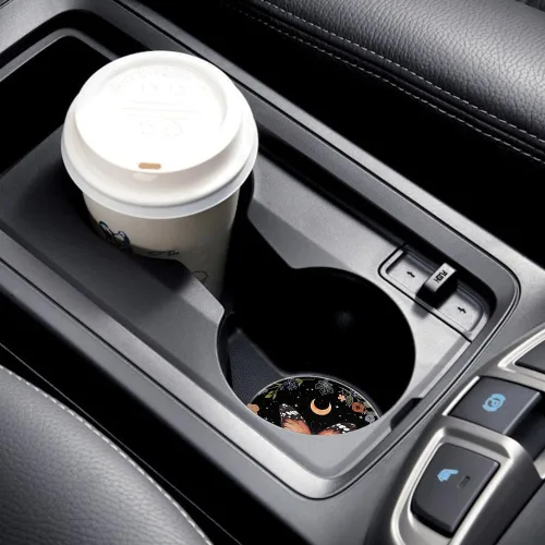 Miniatura 4 de Portavasos para automóvil, paquete de 2 posavasos universales antideslizantes insertables para automóvil, posavasos Cerimac para automóvil