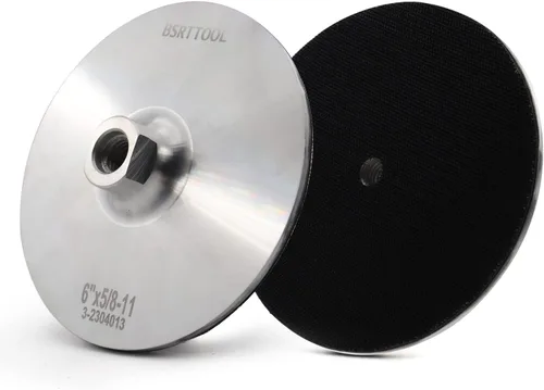 Miniatura 7 de Almohadilla de respaldo de aluminio de 3 pulgadas, almohadilla de respaldo de gancho de 5/8 "-11 roscas para amoladora angular (3 pulgadas)
