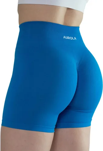 Miniatura 3 de AUROLA Intensify - Pantalones cortos de entrenamiento para mujer, sin costuras, para gimnasio, yoga, correr, deporte, ejercicio activo, fitness