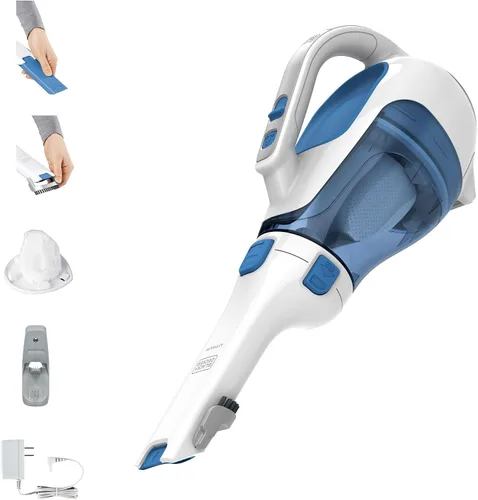 Aspiradora manual inalámbrica de litio Black+Decker HHVI320JR02 Magic Blue