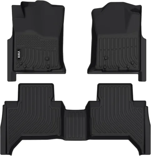 Miniatura 11 de VIWIK Alfombrillas de Piso para Kia Sorento de 7 asientos 2016-2020 S/L/LX/EX/SX/SX Limited, Alfombrillas de Coche Automotrices 3D Antideslizantes