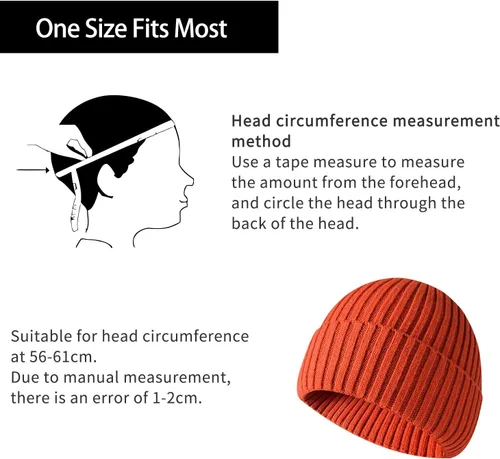 Miniatura 14 de Gorro de invierno para hombre y mujer, gorro de lana de punto para actividades al aire libre y uso diario
