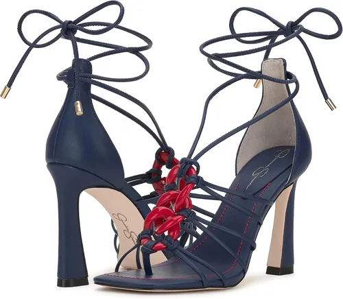 Miniatura 7 de Jessica Simpson Women's Achaia Caged High Heel Sandal Heeled