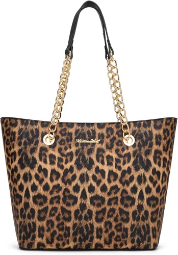 Miniatura 9 de Montana West Bolsa Tote para Mujeres Bolsos de Mano con Asa Superior de Cadena