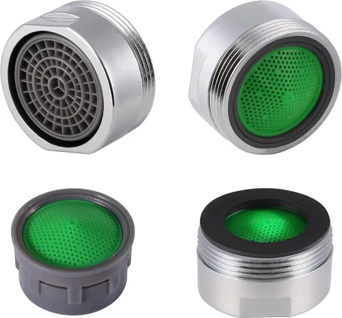 Miniatura 4 de 24 aireadores de grifo, reemplazo de restrictor de flujo de grifo de cocina de 15/16 pulgadas (0.945 in) con llave, aireadores de fregadero de rosca