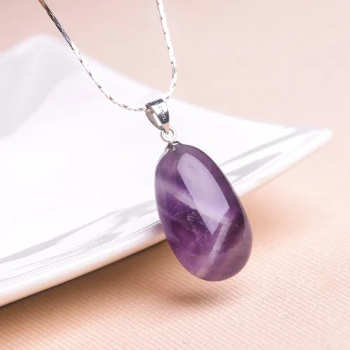 Miniatura 7 de iSTONE - Collar de plata de ley 925 con dije de lapislázuli para mujer, piedra preciosa natal con cadena de plata de 18 pulgadas