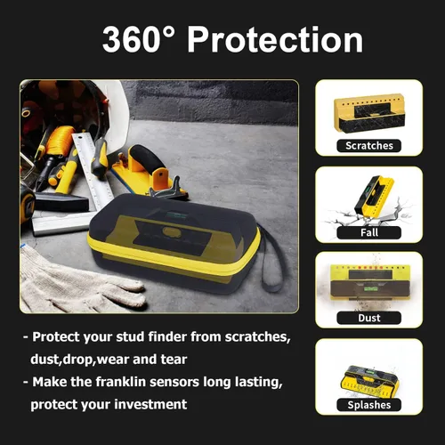 Miniatura 4 de Funda para Franklin Sensors ProSensor M210 710PRO 710+ 710 T13 5000+ Buscador de pernos profesional, soporte de bolsa de almacenamiento