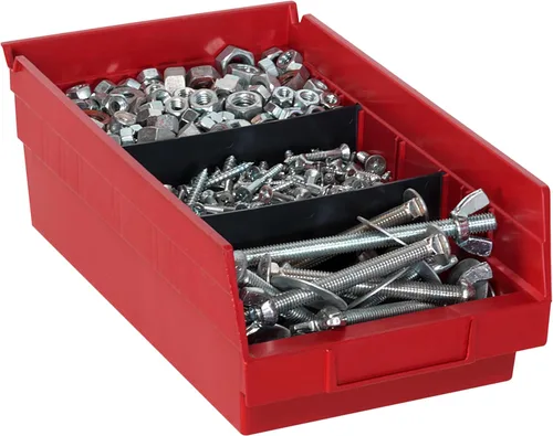 Miniatura 3 de Akro-Mils 40130 Separadores de ancho de plástico para contenedores de estantes de 4 pulgadas de alto modelos 30130, 30138 y 30164, insertos