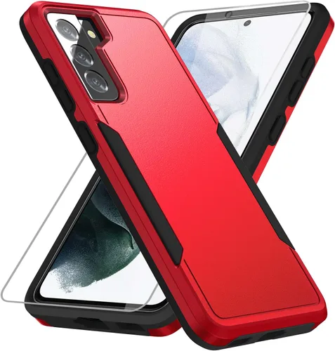 Miniatura 7 de Funda para Samsung Galaxy S21 Plus, con protector de pantalla HD [probada contra caídas de grado militar], funda protectora resistente a prueba