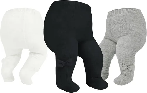 Miniatura 27 de American Trends Leggings para bebé, medias de punto para niñas y niños pequeños, leggings de punto de invierno