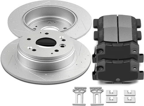 Miniatura 20 de Kit de Frenos SCITOO para Delantero Rotores de Freno y Pastillas de Freno Cerámicas para 2006-2008 para Dodge para Ram 1500, 2003-2008 para Dodge