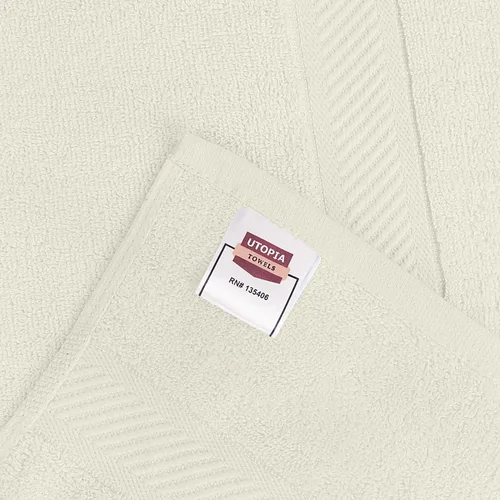 Miniatura 7 de Utopia Towels Juego de 6 toallas de baño (24 x 48 pulgadas), 100% algodón hilado en anillo de 500 GSM, medianas, ligeras y altamente absorbentes