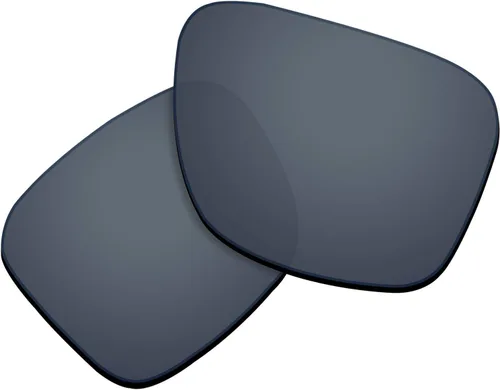 Lentes de repuesto UV400 de 0.071 in de grosor para gafas de sol Oakley Holbrook XL OO9417 Titanio negro