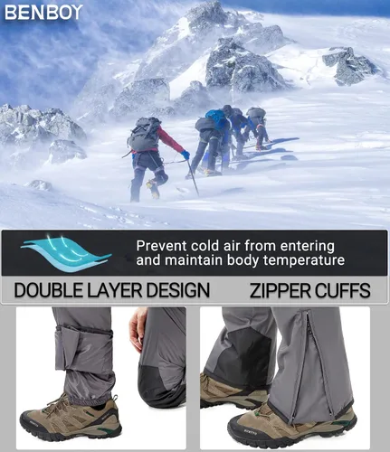 Miniatura 4 de BenBoy Pantalones de esquí de nieve para mujer, con aislamiento, impermeables, resistentes al viento, Ripstop