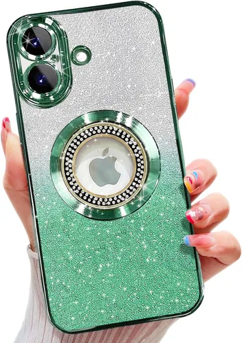 Miniatura 137 de Misscase Funda magnética con purpurina para iPhone 11 compatible con MagSafe, protección completa, delgada, a prueba de golpes, antiarañazos