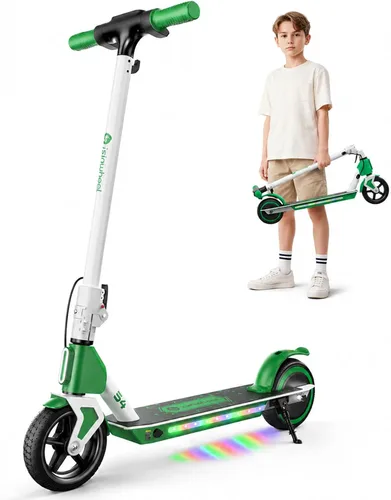 Miniatura 10 de isinwheel Electric Scooter for Kids Ages 6-14, 200W/250W Foldable Kids Electric Scooter with 3 Speeds (5/8/12 Mph), Adjusrable Handerbar, Dual 200W