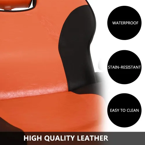 Miniatura 6 de Winado Silla de peluquería reclinable resistente, giratoria de 360° y altura ajustable y soporta hasta 440 libras, para peluquería y salón