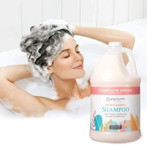 Miniatura 6 de Ginger Lily Farms Botanicals Champú hidratante para todo tipo de cabello, champán mimosa, 100% vegano y libre de crueldad, aroma de mezcla