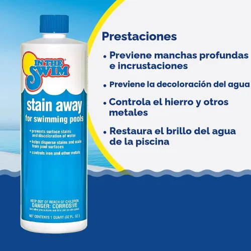 Miniatura 5 de Kit de apertura y paquete de cloro In The Swim - Kit de apertura pre-medido para uso fácil - Cubeta de 3 libras de tabletas de cloro estabilizado