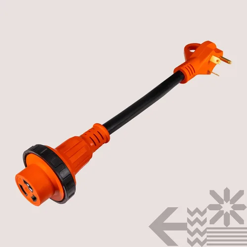 Miniatura 8 de True Mods 30A 125V a 30A 125V Adaptador de energía para RV, Cable de enchufe [NEMA L5-30R 3 puntas hembra a TT-30P 3 pines macho]