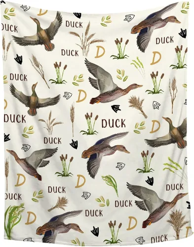 Miniatura 16 de Manta de goma amarilla de pato súper suave y acogedora para sofá, cama, regalos de patos para amantes de los patos, decoración de baño, ligera