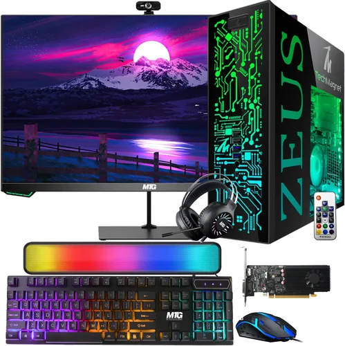 Miniatura 11 de TechMagnet PC de escritorio para juegos, Intel i7 6ª generación, Zeus Pro 4, GT 1030, ARGB de RAM de 16 GB, SSD de 1 TB + disco duro de 4 TB