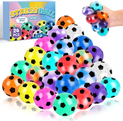 Miniatura 9 de 12Pack Juguetes de Apretar Esponjosos, Linda Pelota de Oso para Apretar, Bolas de Estrés para Alivio del Estrés, Juguetes para Tirar y Estirar