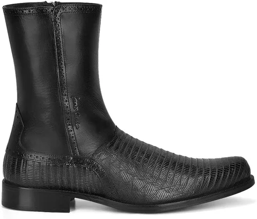 Miniatura 3 de Cuadra Botines de vestir con lagarto 827LTTS Marrón