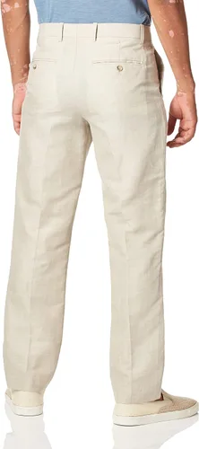 Miniatura 3 de Perry Ellis Men's Essentials Linen Dress Pant, Modern Fit, Solid Twill, Lightweight (Waist Size 29-42)