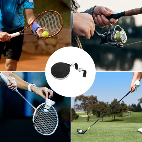 Miniatura 6 de PATIKIL Raqueta de tenis de bádminton, agarre de toalla de algodón, cinta antideslizante para el sudor, pegamento de mano para mango de béisbol