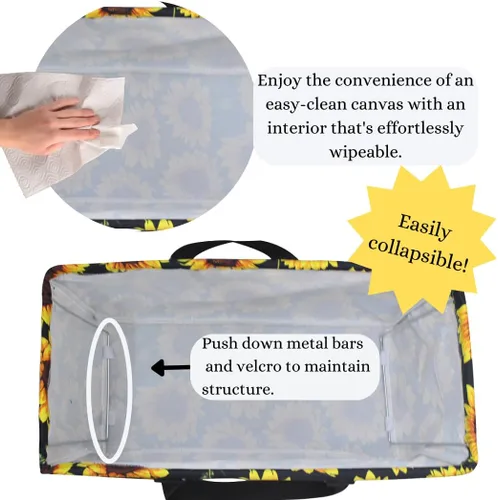 Miniatura 183 de NGIL Bolsa de comestibles reutilizable extra grande plegable de gran tamaño para comestibles, almacenamiento, picnic, playa, Bronco-negro occidental