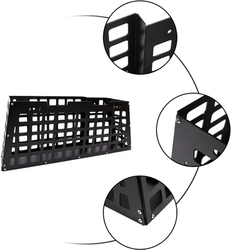 Miniatura 7 de HAPPYHORSE Para maletero Toyo-ta FJ Cruiser 2007-2021, organizador de artículos diversos, caja de almacenamiento con compartimento de almacenamiento
