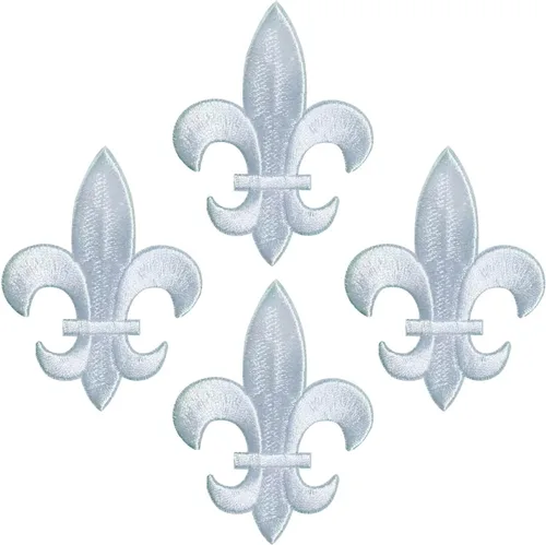 Miniatura 11 de 10 parches de lentejuelas doradas de flor de lis, parches termoadhesivos para ropa de manualidades, sombreros de vestir Modelo 5