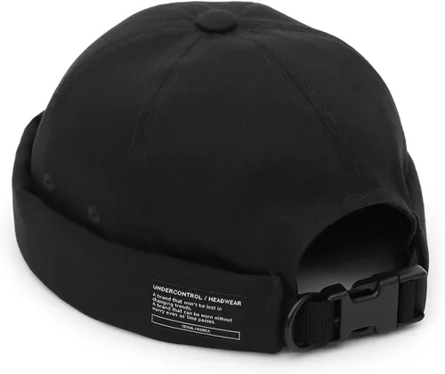 Miniatura 3 de UNDERCONTROL Gorro de marinero sin borde Leon de pescador sin visera Miki Skull Docker Beanie Trawler Táctico Cap de anillo para hombres y mujeres