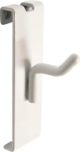 Miniatura 8 de VICTORY DISPLAY & STORE FIXTURE MFG Gancho para panel de rejilla de acero de grado comercial de 1 pulgada de largo, resistente - Muestra el Negro