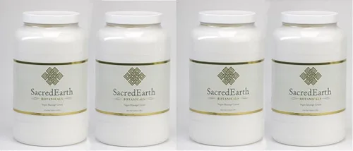 Miniatura 6 de Crema de masaje vegana (tubo de 8 onzas), sin perfume, dispersable en agua, sin aceite de nuez, sin gluten y solo contiene aceites y extractos