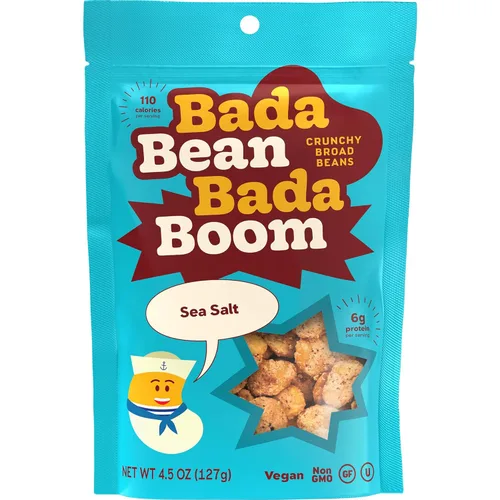 Miniatura 13 de Bada Bean Bada Boom, Bocadillos Crujientes de Habas Tostadas (Fava), Alto en Proteína, Vegano, Sin Gluten - Paquetes de 110 Calorías, Sabor Ala