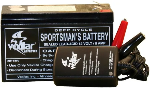 Vexilar V-120 Batería y Cargador