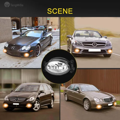 Miniatura 7 de TangMiGe Faros antiniebla para Mercedes Benz C250 C350 CLS500 E320 E350 E550 G550 G55/G63/G65/R63/SL55 AMG GL320 GL450 GL550 ML320 ML350 ML450 550