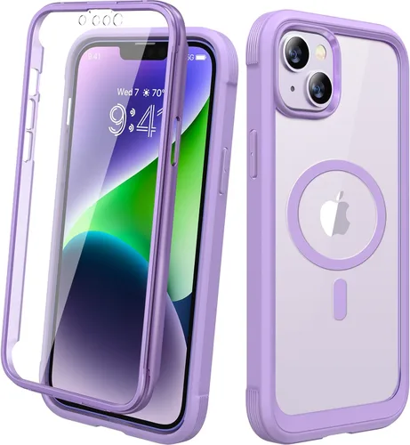 Miniatura 89 de Diaclara - Funda compatible con iPhone 11, carcasa resistente de cuerpo completo con protector de pantalla integrado sensible al tacto y Transparente
