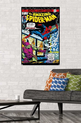 Miniatura 2 de Marvel Comics Spider-Man - Póster de pared Amazing Spider-Man #137, 34 pulgadas de largo x 22.4 pulgadas de ancho, versión premium sin marco