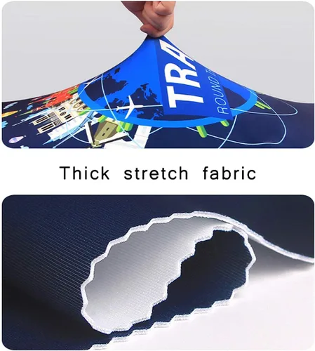 Miniatura 4 de WUJIAONIAO - Funda protectora para equipaje de viaje, 18 - 32 pulgadas 45.72 a 81.28 cm.