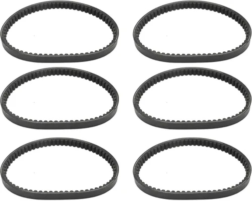 Paquete de 6 correas de transmisión 669-18-30 CVT, repuesto para GY6 139QMB 1P39QMB 4 tiempos 49CC 50CC Scooters Go-Karts ciclomotores bicicletas de