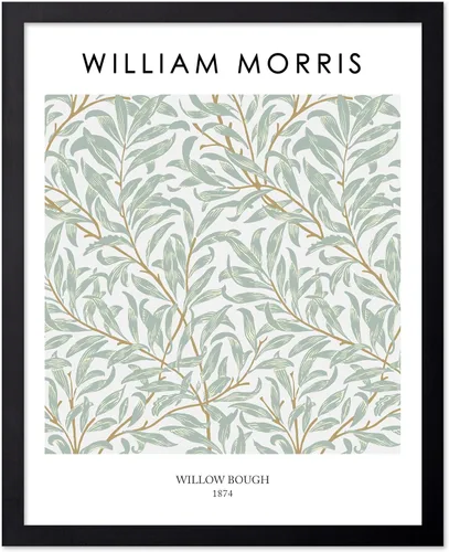 Miniatura 61 de Poster Master Póster vintage de William Morris, estampado de patrón retro de Santiago, arte de flores, arte de patrón textil, regalo para hombres