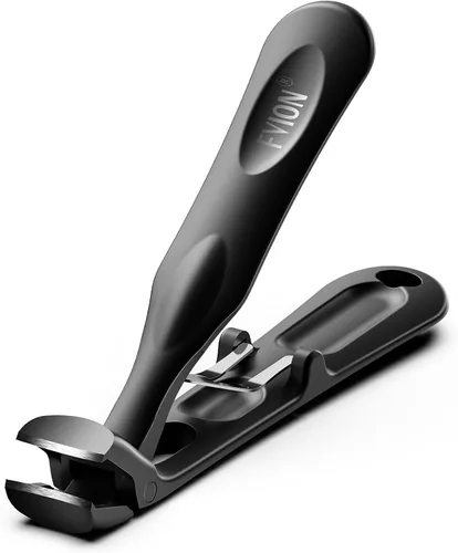 FVION Cortaúñas angulares para uñas gruesas de los pies – Cortaúñas extra grandes para personas mayores, cortador de uñas de los pies resistente